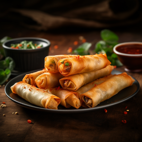চিকেন স্প্রিং রোল - Paragoan
